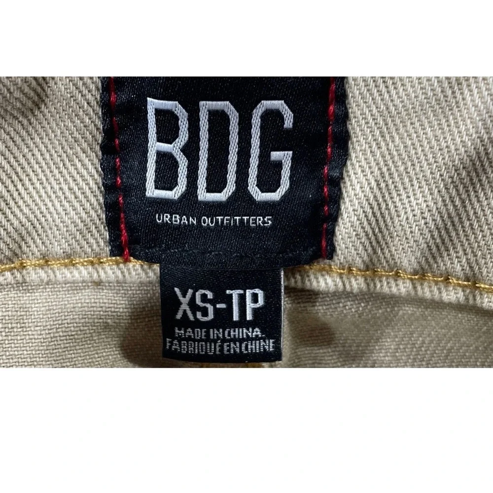 NWT Urban Outfitters🖤 BDG Khaki Zip Front Mini Skirt XS Gorpcore Utility Safari